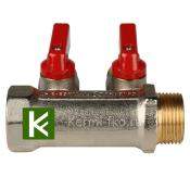 Коллектор никелированный STOUT SMB 6200 341202